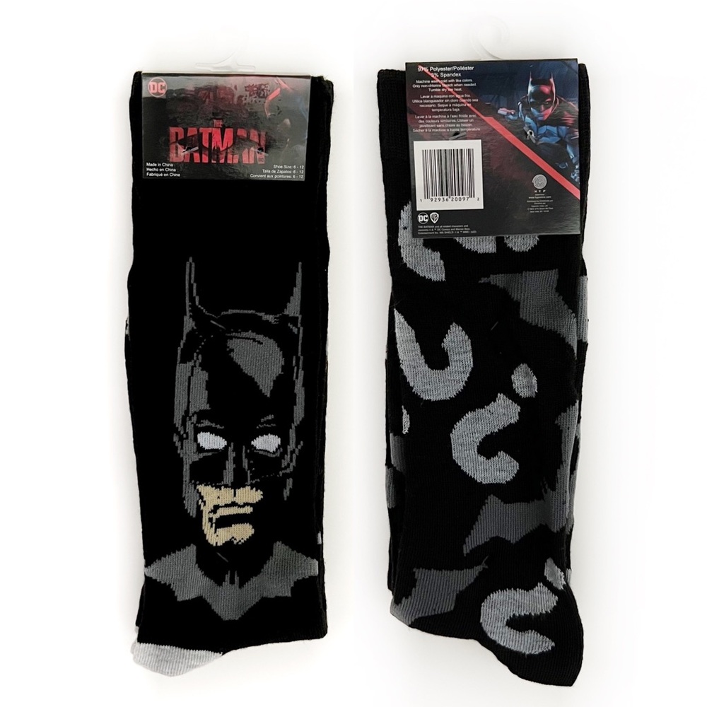 The Batman Movie Crew Socks Mens Womens Riddler DC Comics Fun Novelty Gift Gifts
